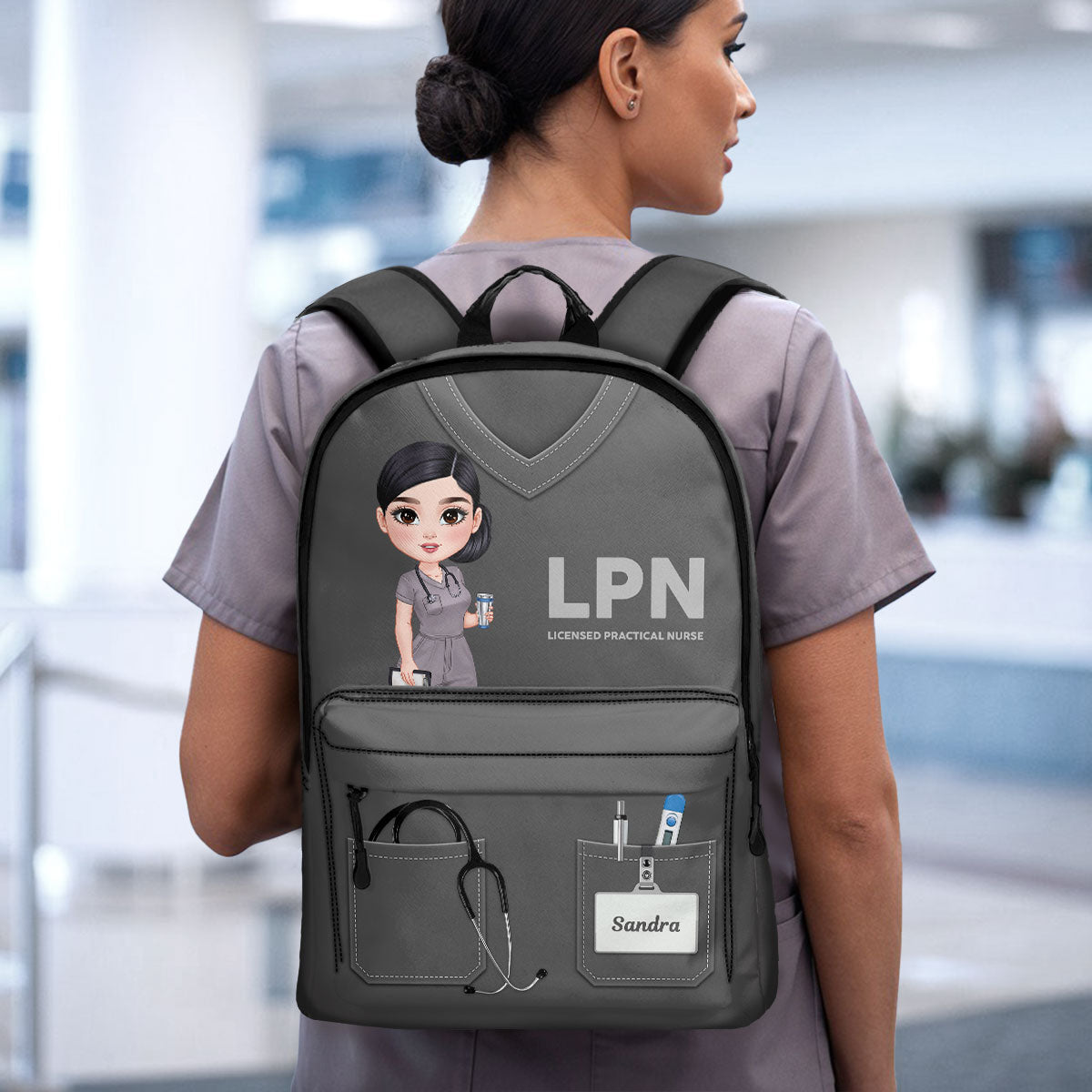 Nurse Uniform - Personalized Backpack