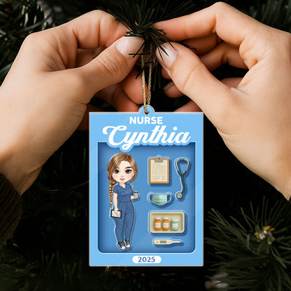 Nurse Box - Personalized Nurse Acrylic Ornament