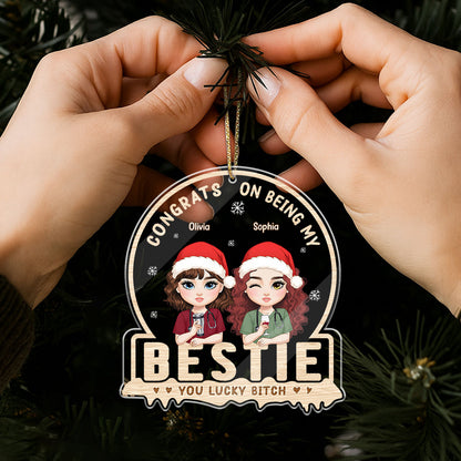 Bestie Nurse - Personalized Nurse Acrylic Ornament
