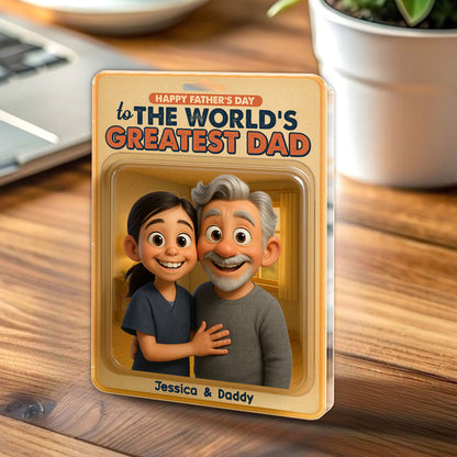 World’s Greatest Dad - Personalized Acrylic Plaque