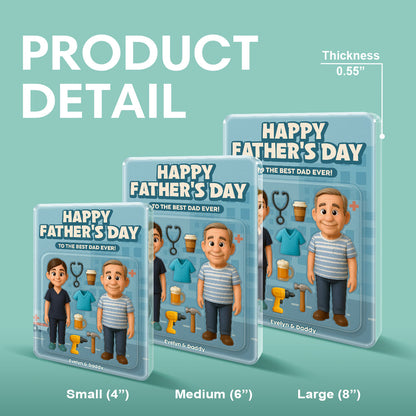 Best Dad Ever - Personalized Acrylic Plaque