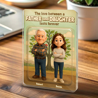 Love Lasts Forever - Personalized Acrylic Plaque