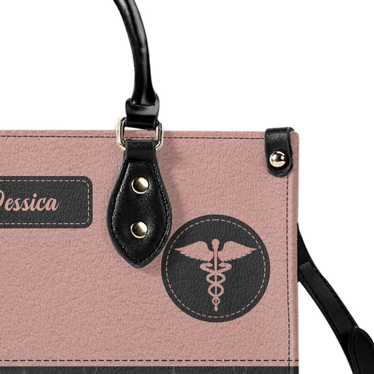 Nurse From Heart - Personalized Custom Leather Handbag