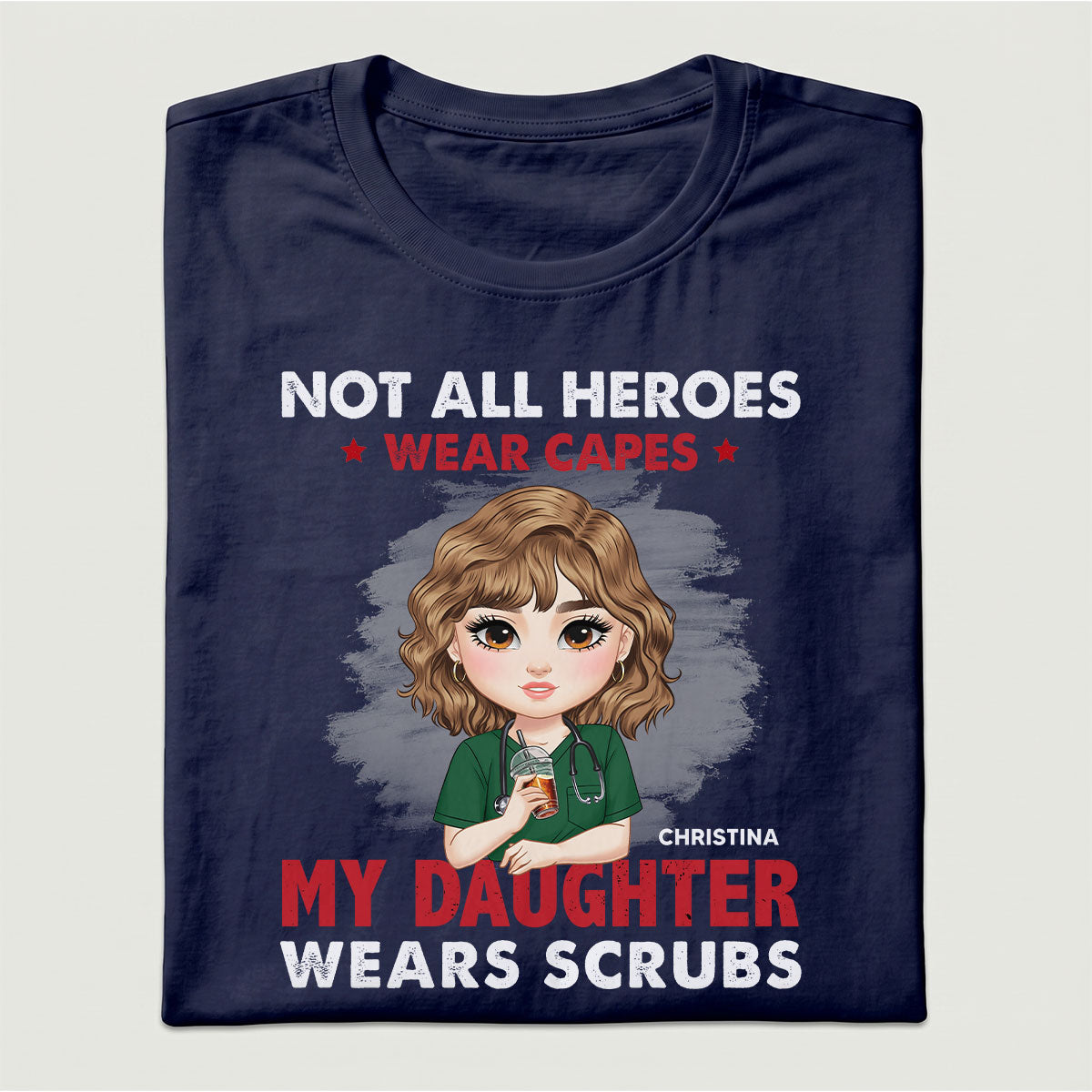Not All Heroes Wear Capes - Personalized Custom Nurse T-shirt, Hoodie, Sweatshirt