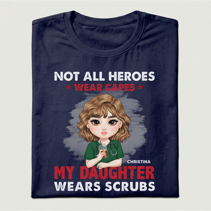 Not All Heroes Wear Capes - Personalized Custom Nurse T-shirt, Hoodie, Sweatshirt