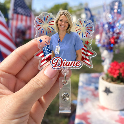 Essential Nurse USA - Personalized Nurse Badge Reel