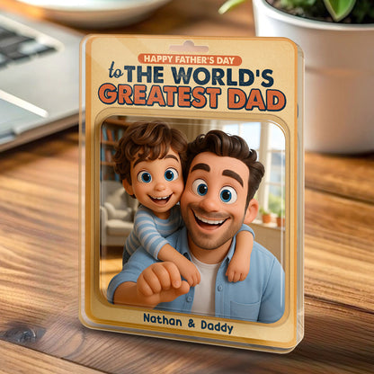 World’s Greatest Dad - Personalized Acrylic Plaque