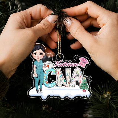 Nurse Colorful - Personalized Nurse Acrylic Ornament
