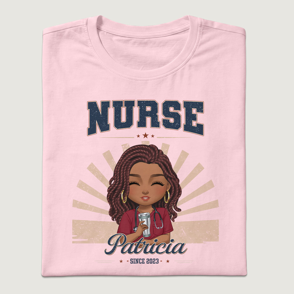 Retro Star Nurse - Personalized Custom Nurse T-shirt, Hoodie, Sweatshirt