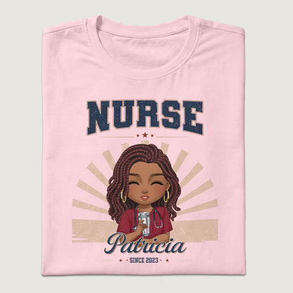 Retro Star Nurse - Personalized Custom Nurse T-shirt, Hoodie, Sweatshirt