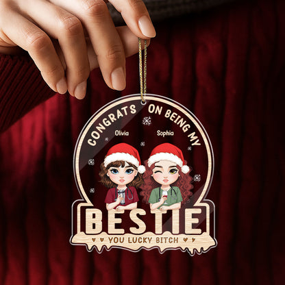 Bestie Nurse - Personalized Nurse Acrylic Ornament