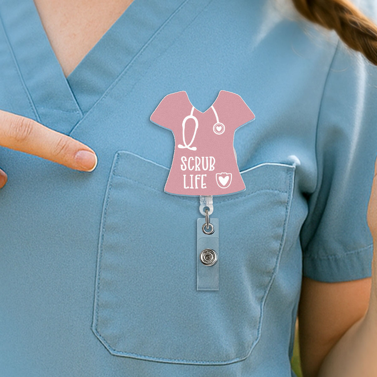 The Scrub - Personalized Nurse Badge Reel
