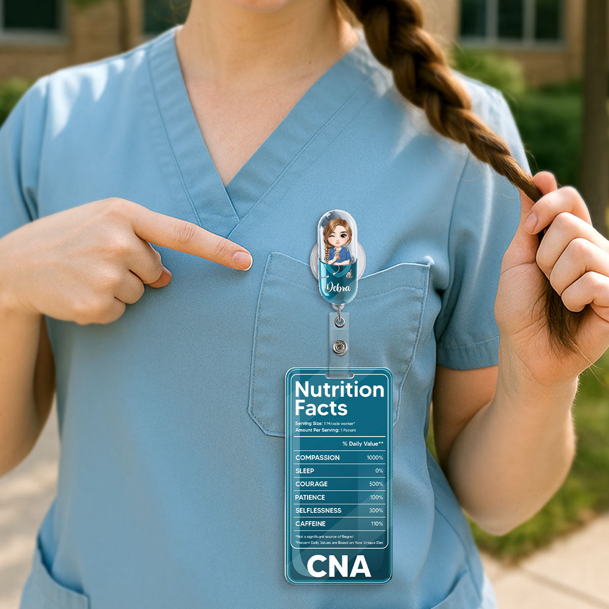 Nurse Pills - Personalized Nurse Badge Reel & Buddy Set