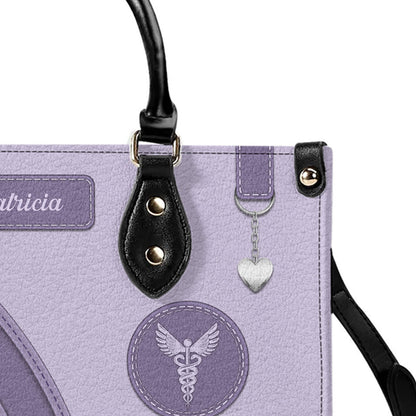 Gentle Style Nurse - Personalized Custom Leather Handbag