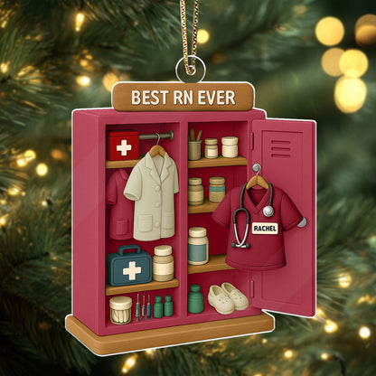 Nurse Locker - Personalized Nurse Acrylic Ornament