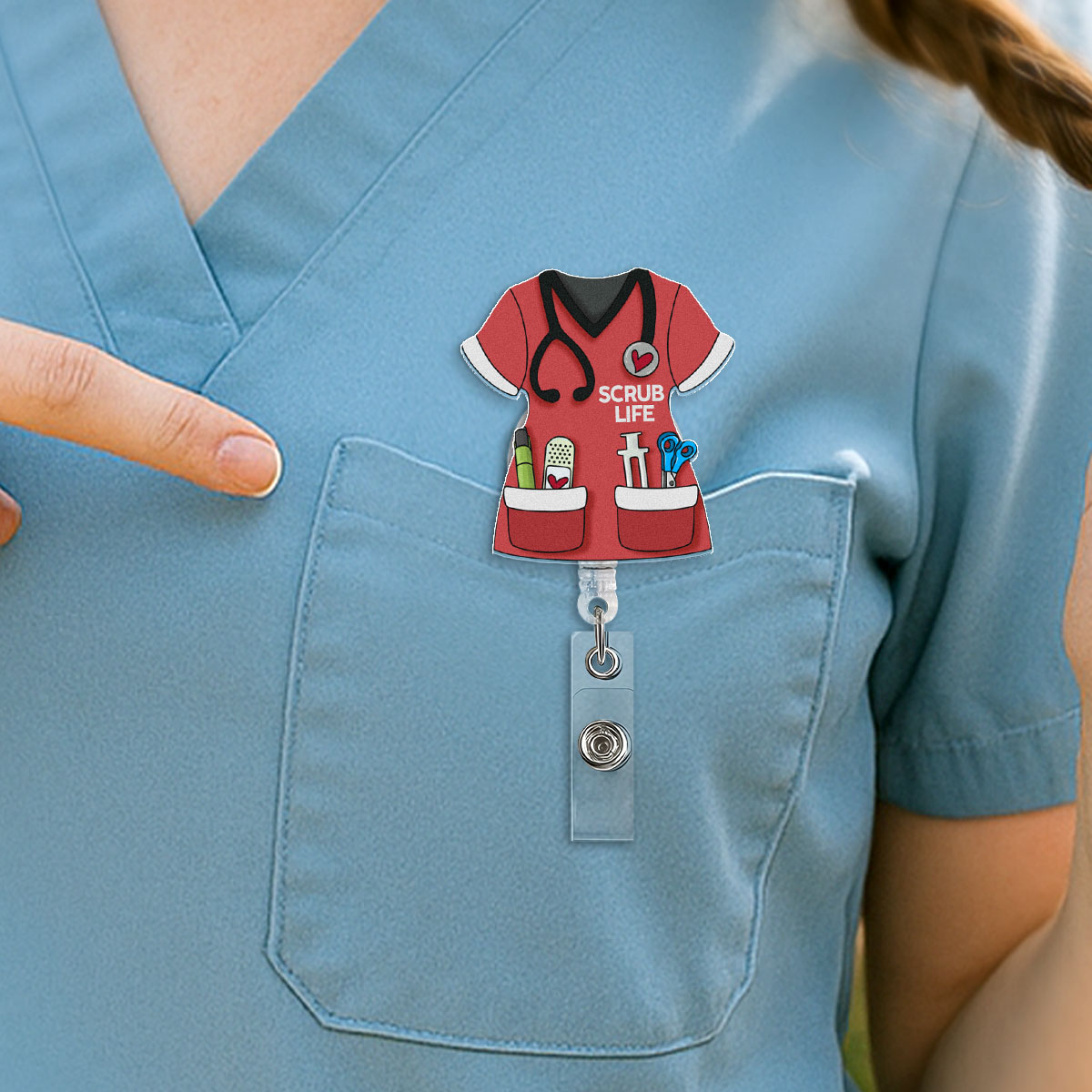 Scrub Color - Badge Reel for Nurses