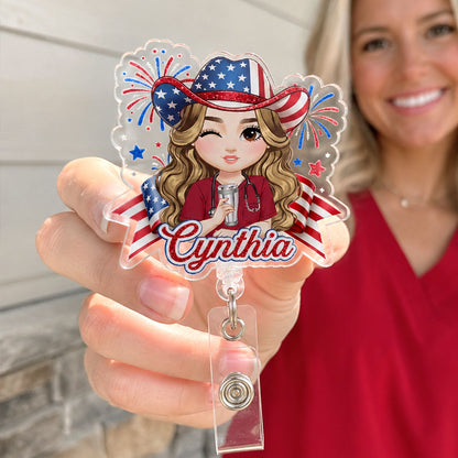 Essential Nurse USA - Personalized Nurse Badge Reel