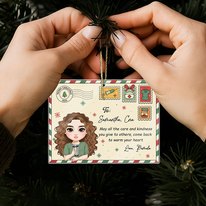 A Letter To Nurses - Personalized Nurse Acrylic Ornament