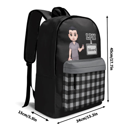 Fancy Nurse - Personalized Backpack