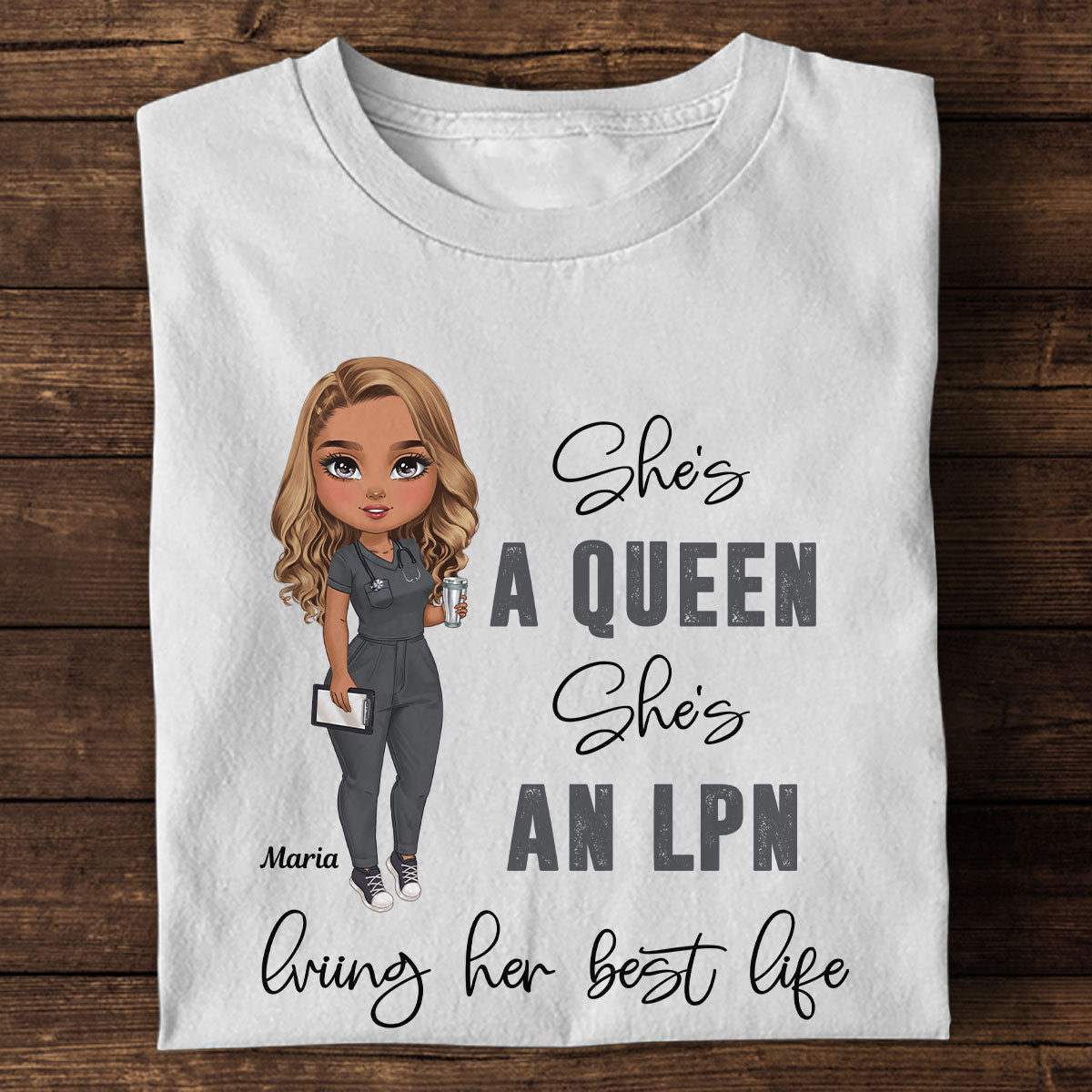 Her Best Life - Personalized Custom Nurse T-shirt, Hoodie, Sweatshirt