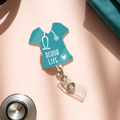 The Scrub - Personalized Nurse Badge Reel