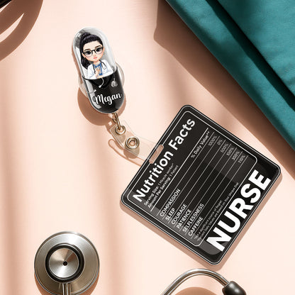 Nurse Pills - Personalized Nurse Badge Reel & Buddy Set