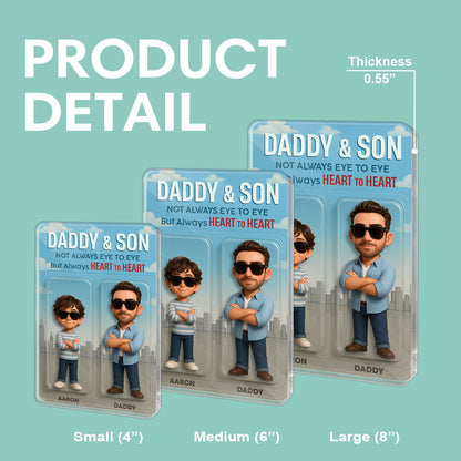 Daddy & Son - Personalized Acrylic Plaque
