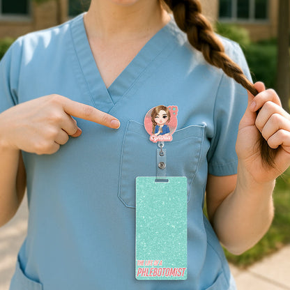 Life Of A Nurse - Personalized Nurse Badge Reel & Buddy Set