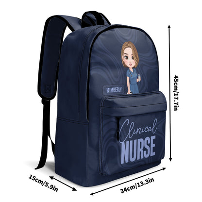 Basic Nurse - Personalized Backpack