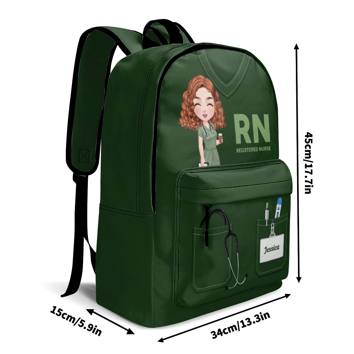 Nurse Scrubs Life - Personalized Backpack
