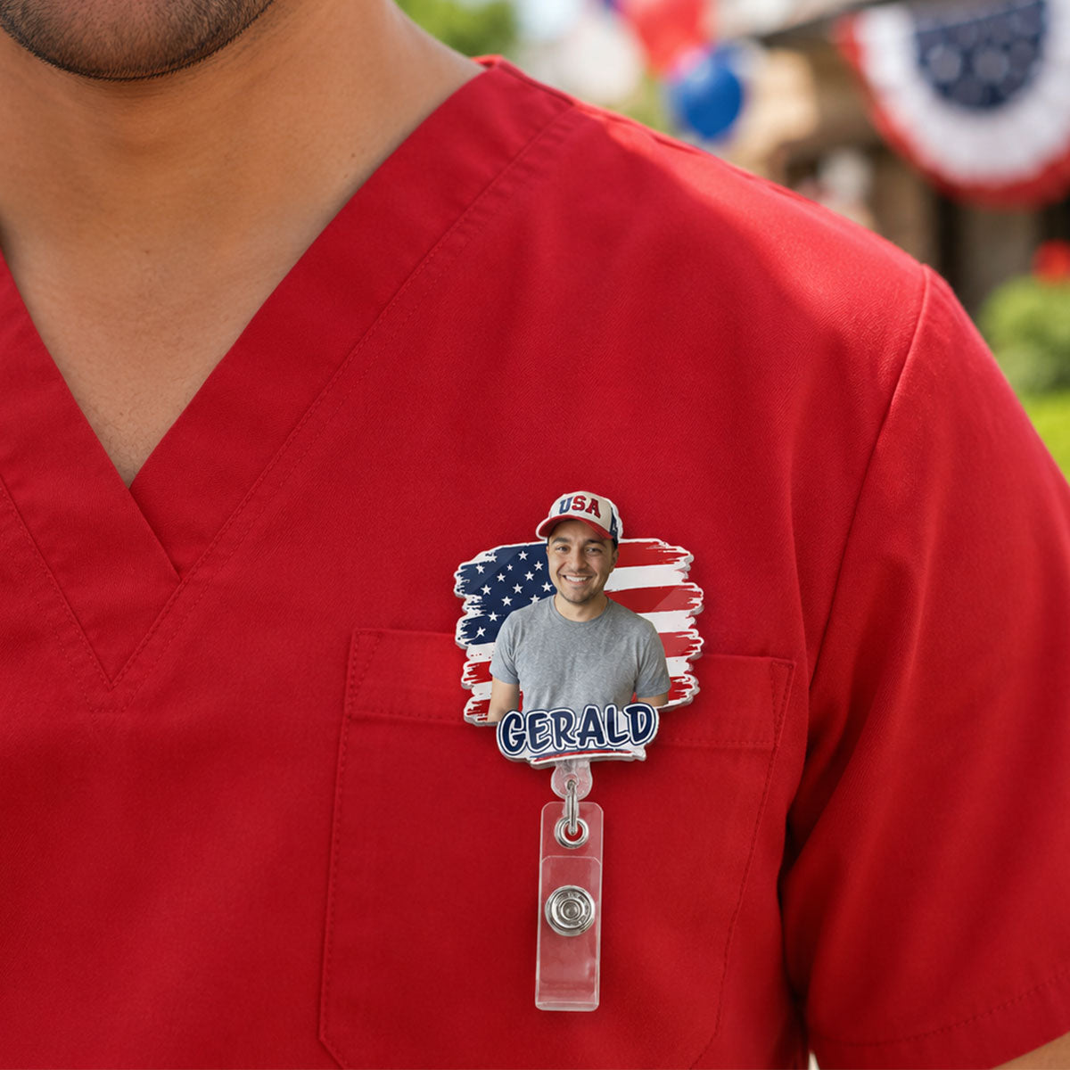 Liberty Nursing Crew - Personalized Nurse Badge Reel