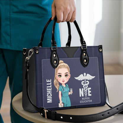 Legend Nurse - Personalized Custom Leather Handbag