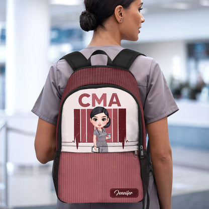 Nurse Color Scrubs - Personalized Backpack