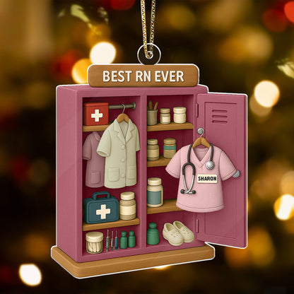 Nurse Locker - Personalized Nurse Acrylic Ornament