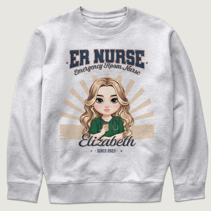 Retro Star Nurse - Personalized Custom Nurse T-shirt, Hoodie, Sweatshirt
