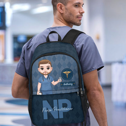 Nurse Elegant Style - Personalized Backpack