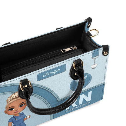 Gentle Style Nurse - Personalized Custom Leather Handbag