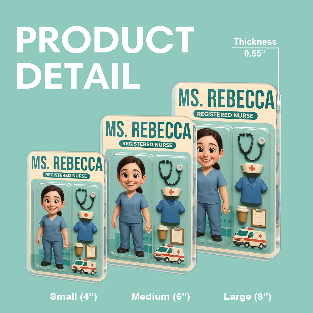 The Nurse Life - Personalized Acrylic Plaque