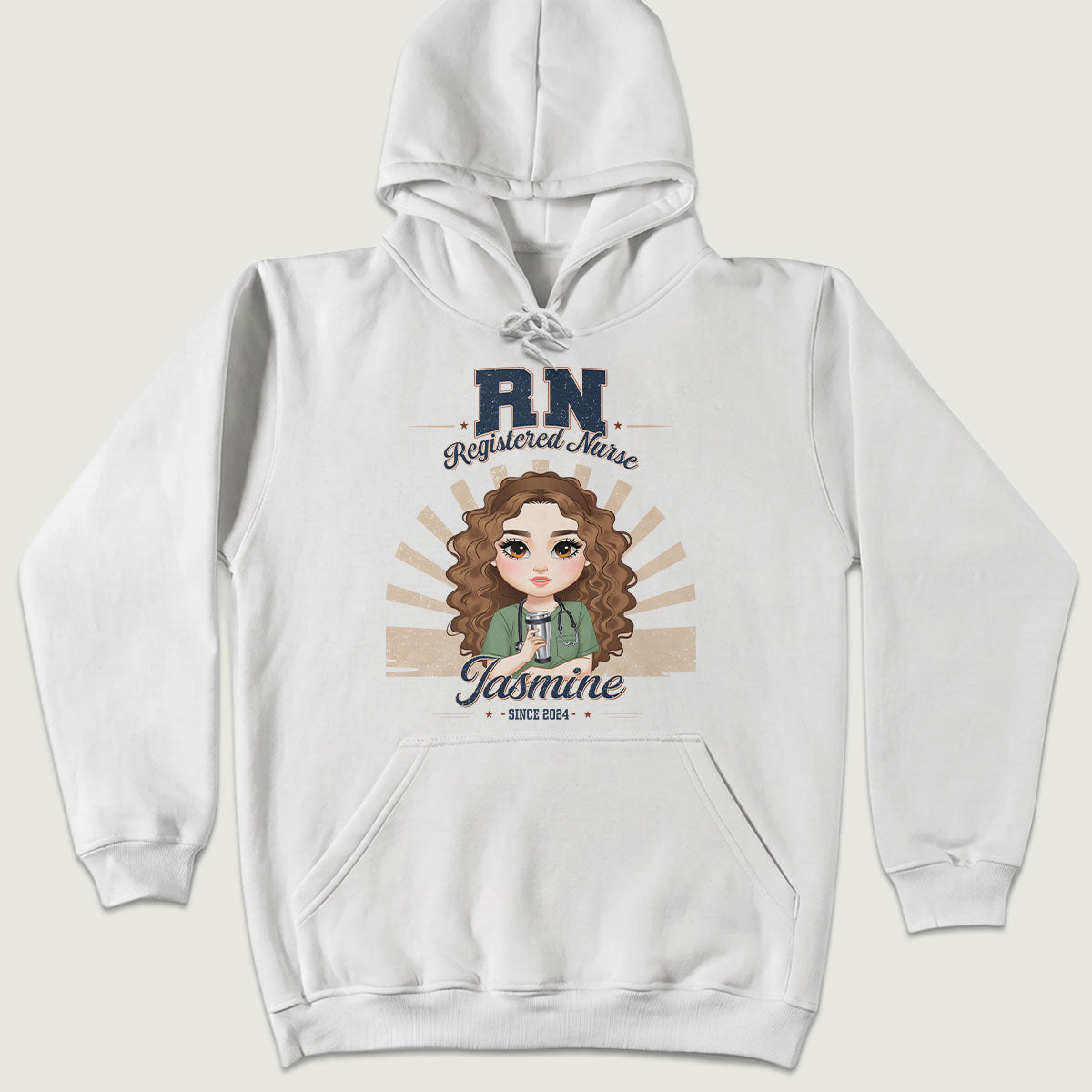 Retro Star Nurse - Personalized Custom Nurse T-shirt, Hoodie, Sweatshirt