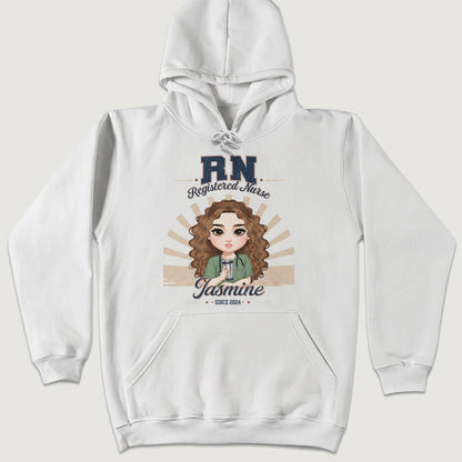 Retro Star Nurse - Personalized Custom Nurse T-shirt, Hoodie, Sweatshirt