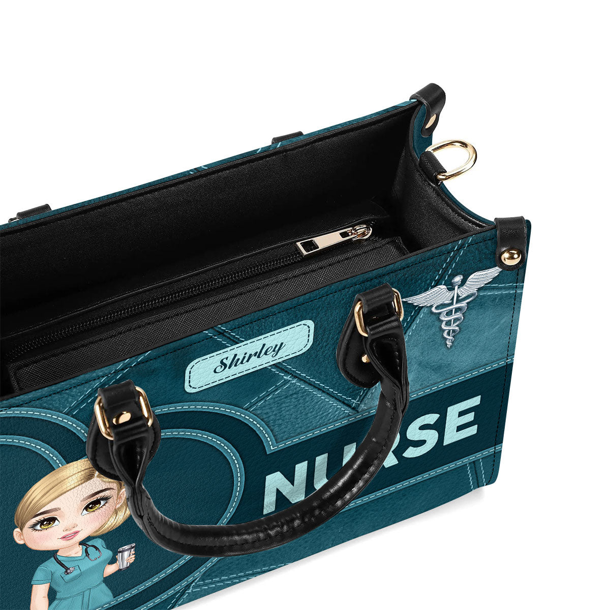 The Chic Nurse - Personalized Custom Leather Handbag