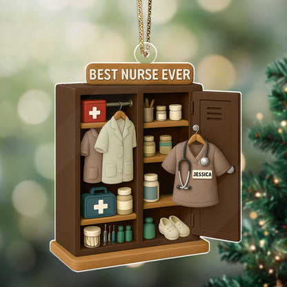Nurse Locker - Personalized Nurse Acrylic Ornament
