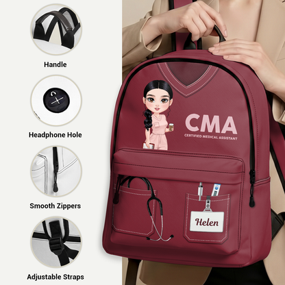 Nurse Scrubs - Personalized Backpack