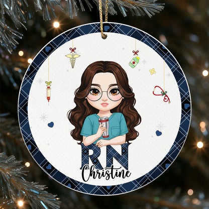 Awesome Nurse Life - Personalized Nurse Acrylic Ornament