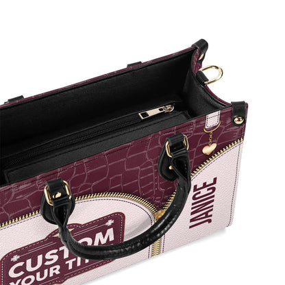 Retro Nurse Style - Personalized Custom Leather Handbag