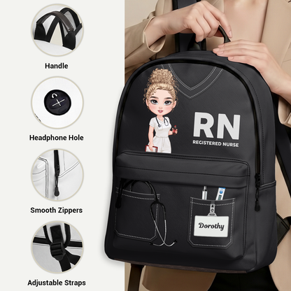 Nurse Scrubs Life - Personalized Backpack