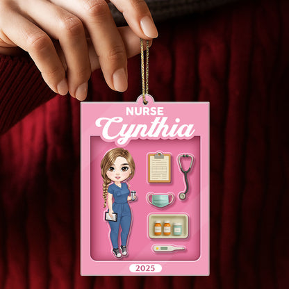 Nurse Box - Personalized Nurse Acrylic Ornament