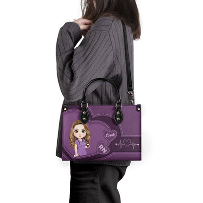 Sweet Nurse - Personalized Custom Leather Handbag