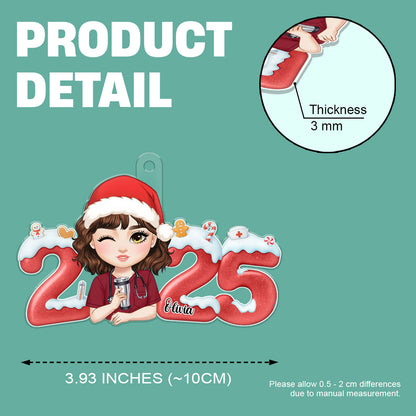 Happy Holiday Nurse - Personalized Nurse Acrylic Ornament
