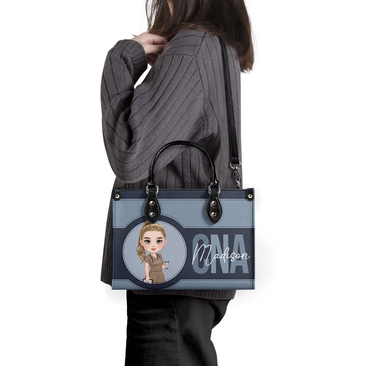 Nursing Professional - Personalized Custom Leather Handbag